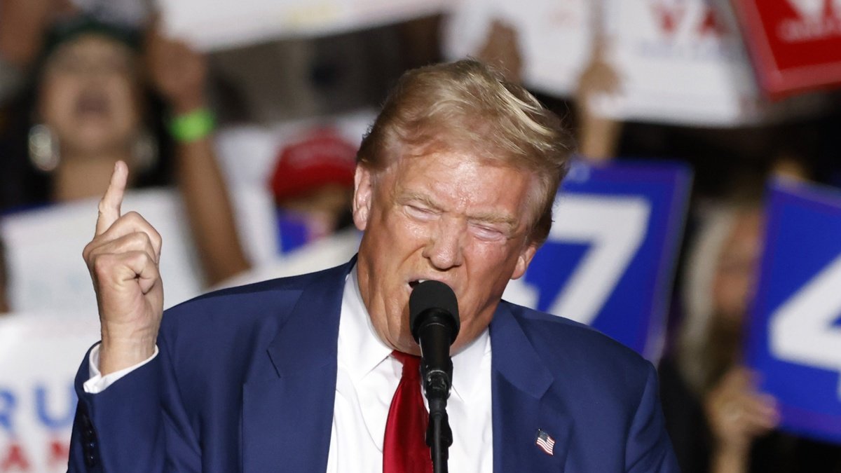 El expresidente y candidato estadounidense Donald Trump en Las Vegas, Nevada.