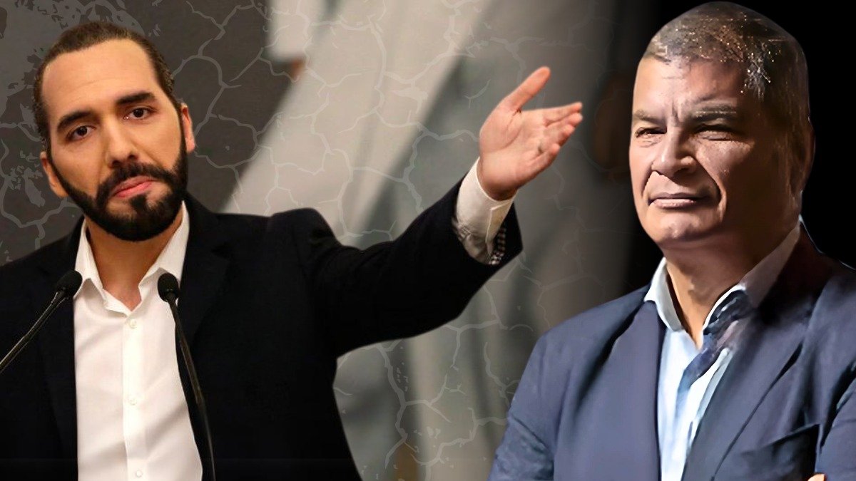 Nayib Bukele y Rafael Correa se enfrentaron a través de X
