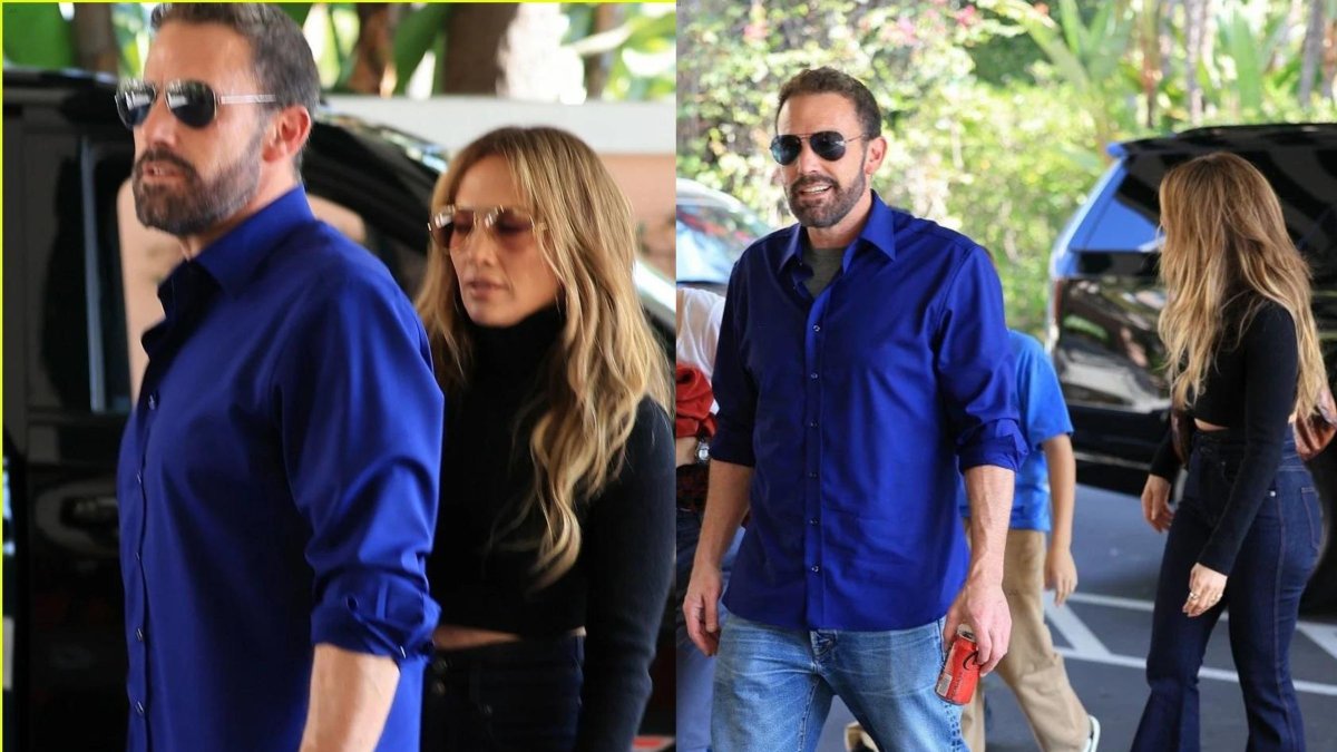 Jennifer López y Ben Affleck de vacaciones con sus hijos.