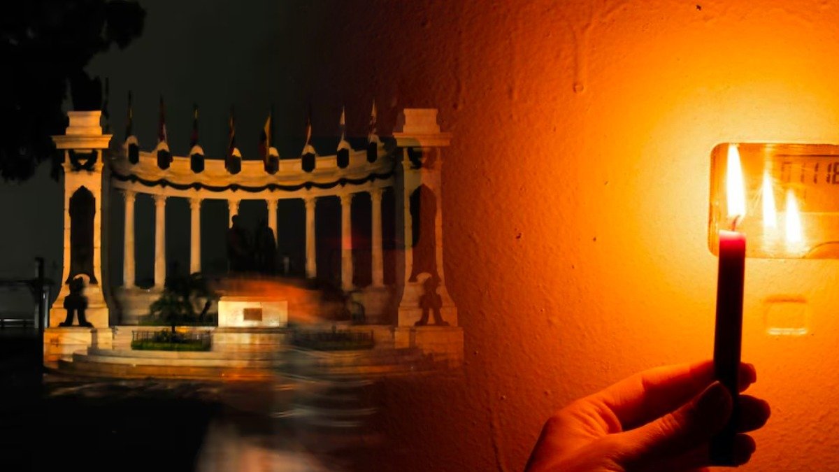 La ciudad se alista para el apagón nacional.