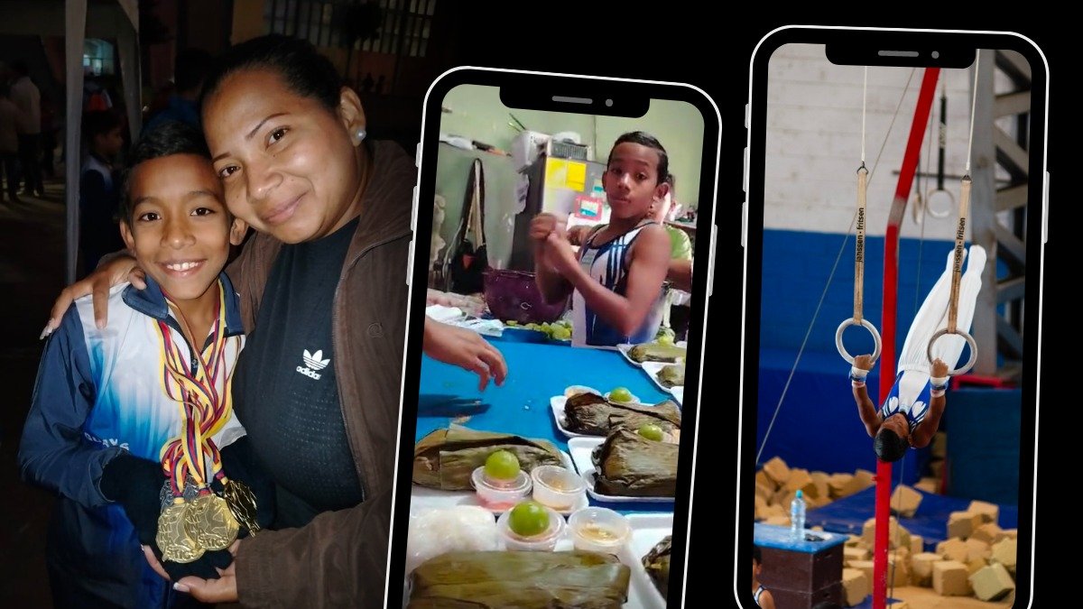 Dylan Salguero y su madre Adela Molina busca tener el dinero para ir a Paraguay.