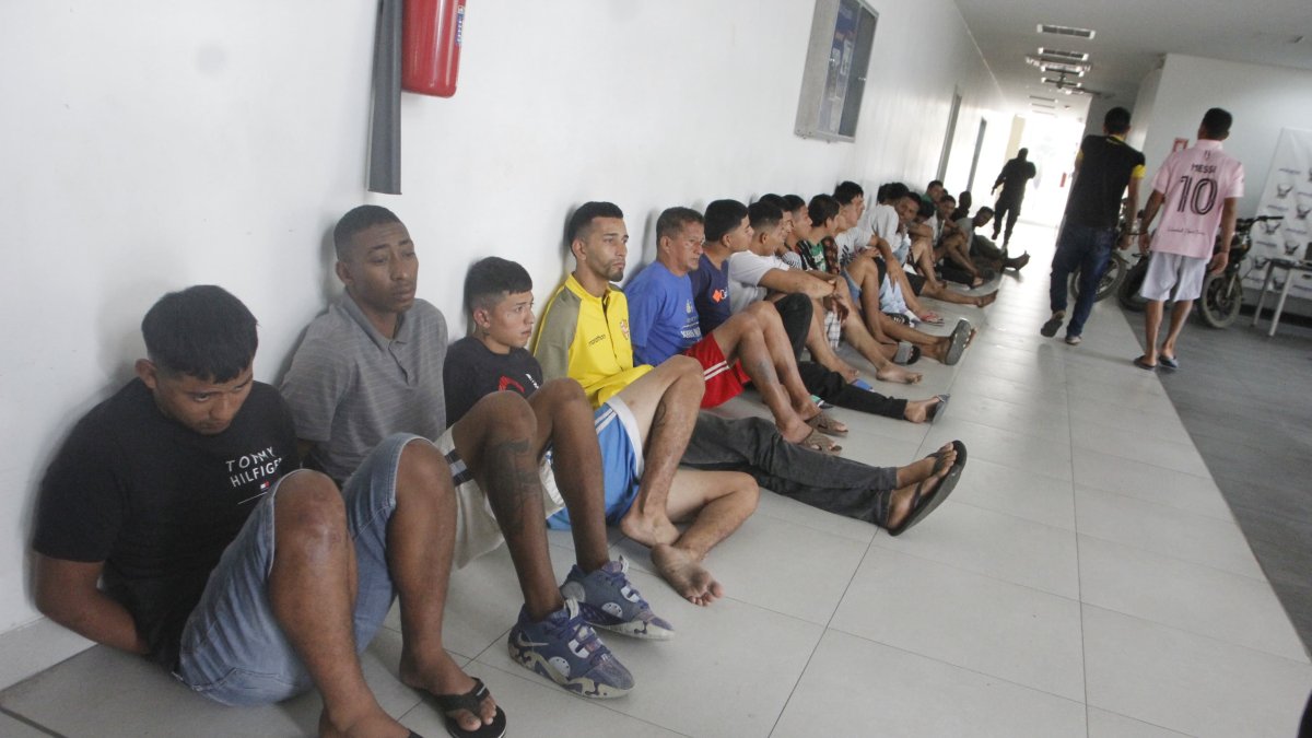 Detenidos en Nueva Prosperina este 19 de septiembre.