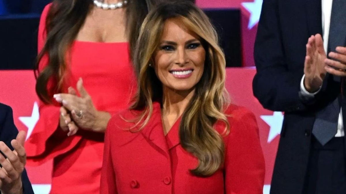 Melania Trump acompañó a su esposo Donald Trump en la Convención Nacional Republicana que se celebró el 18 de julio de 2024 en Milwaukee (Wisconsin, EE UU).