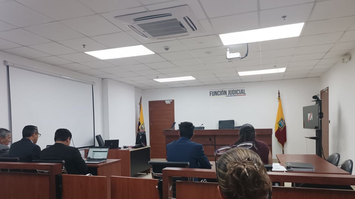 El expresidente de la Judicatura procesado participó presencialmente en la audiencia.