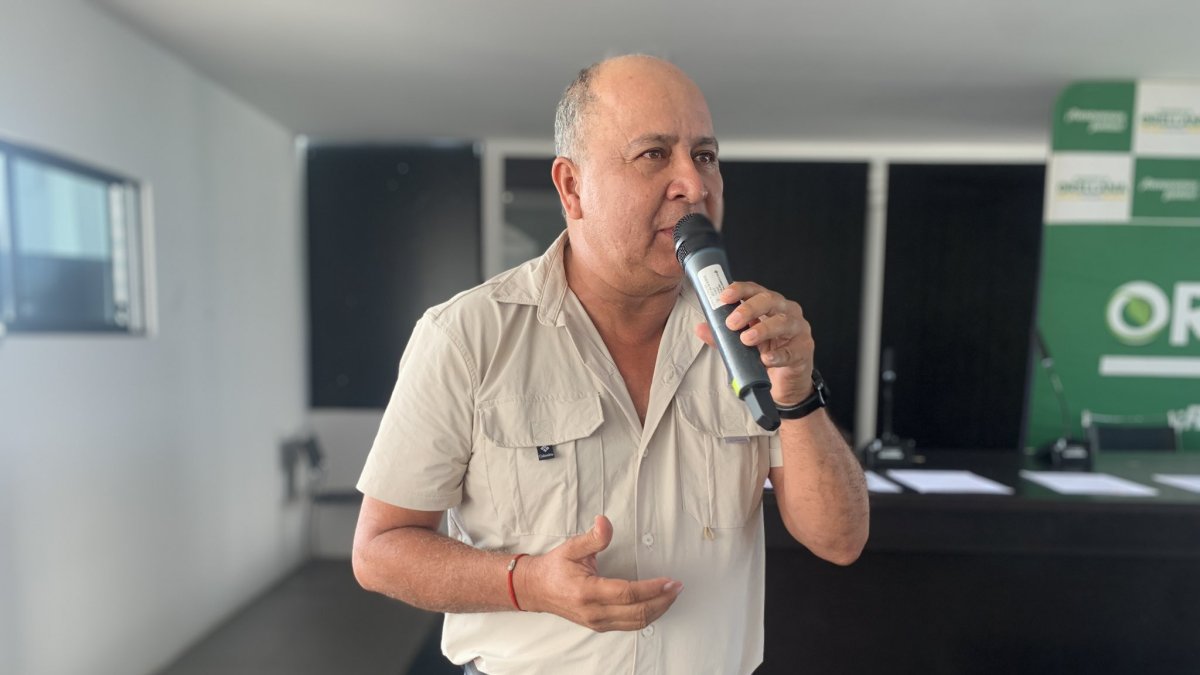 Bolívar Mieles, en un evento en Orellana, según compartió el 14 de septiembre de este 2024, en su cuenta de X.