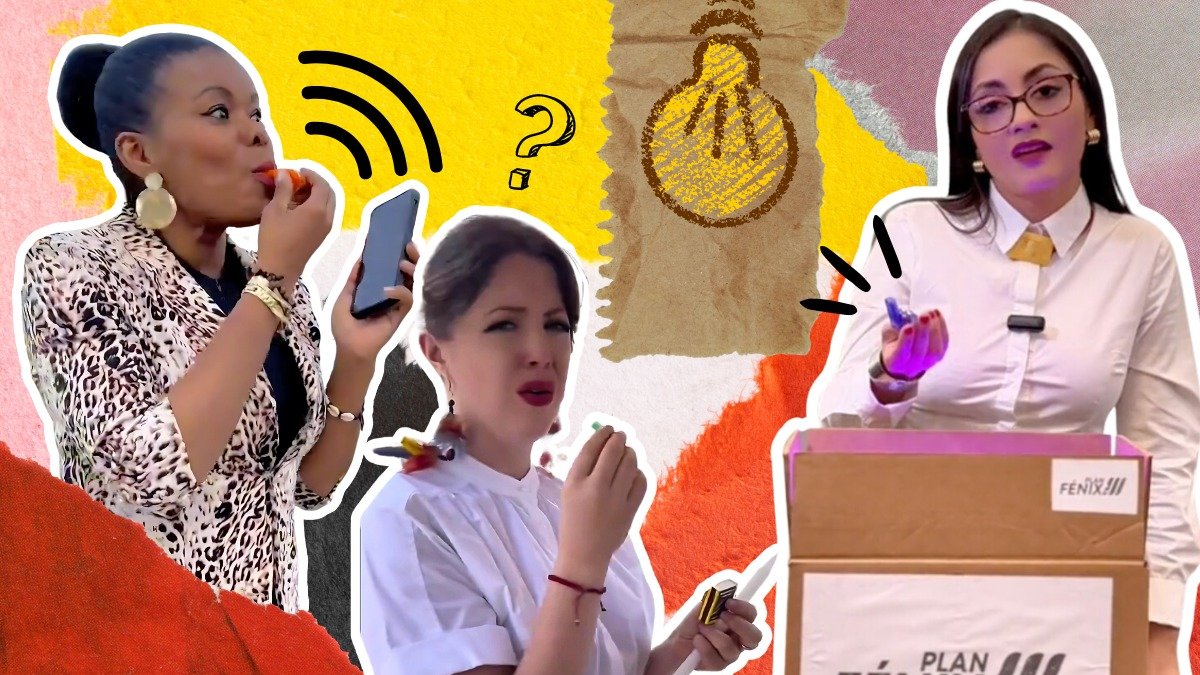 Las asambleístas Veloz, Cabezas y Palacios han hecho espacio en su agenda para grabar contenido satírico para redes sociales.