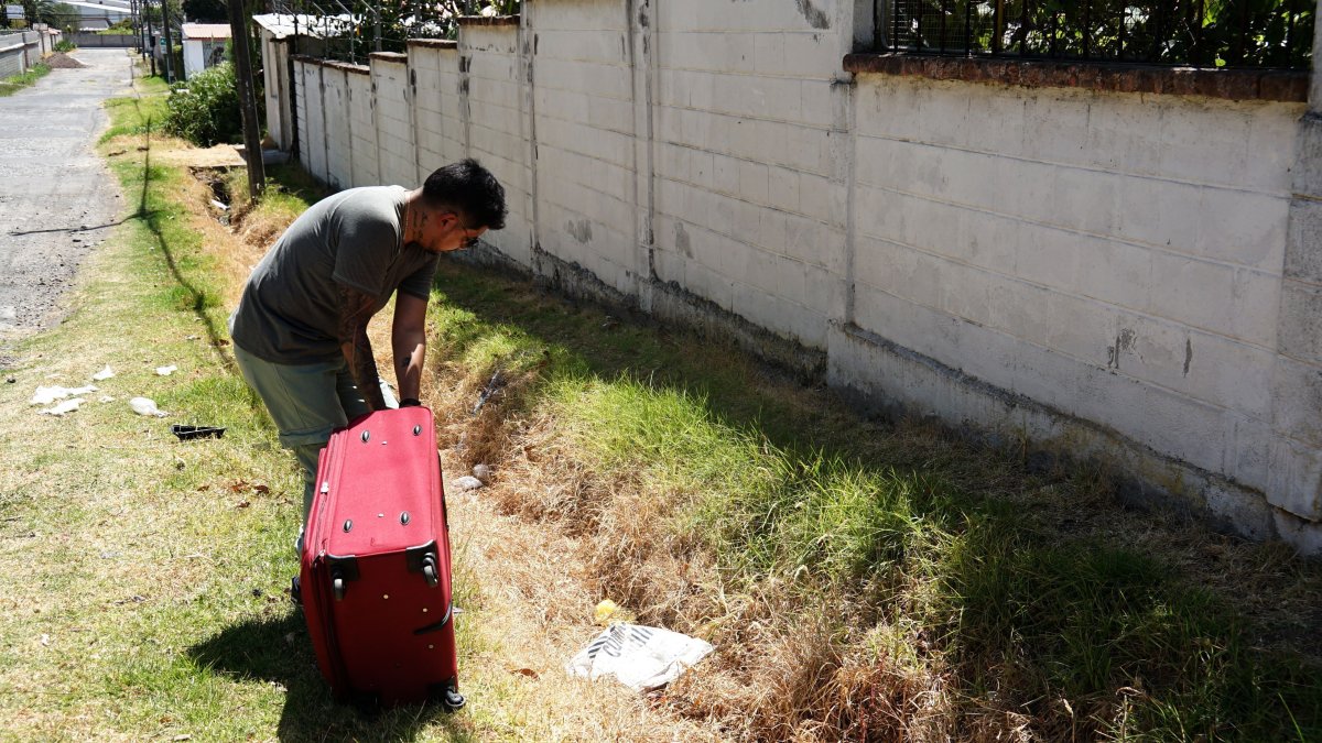 Referencial. Fotomontaje de los hechos ocurridos en el oriente de Quito.