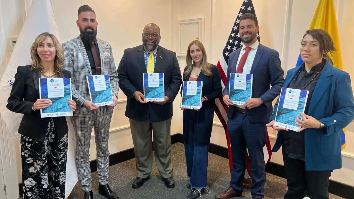 Las autoridades de Ecuador y Estados Unidos suscribieron el convenio.