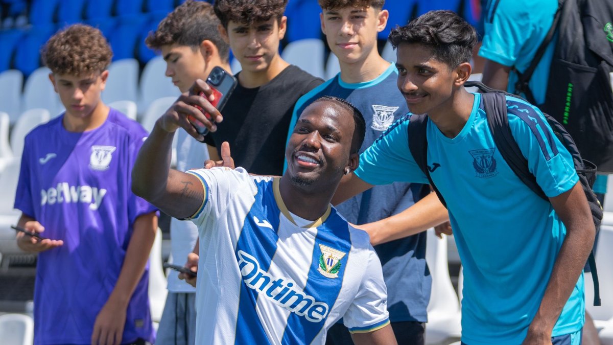 Jackson Porozo llegó a Leganés el 23 de agosto de 2024.