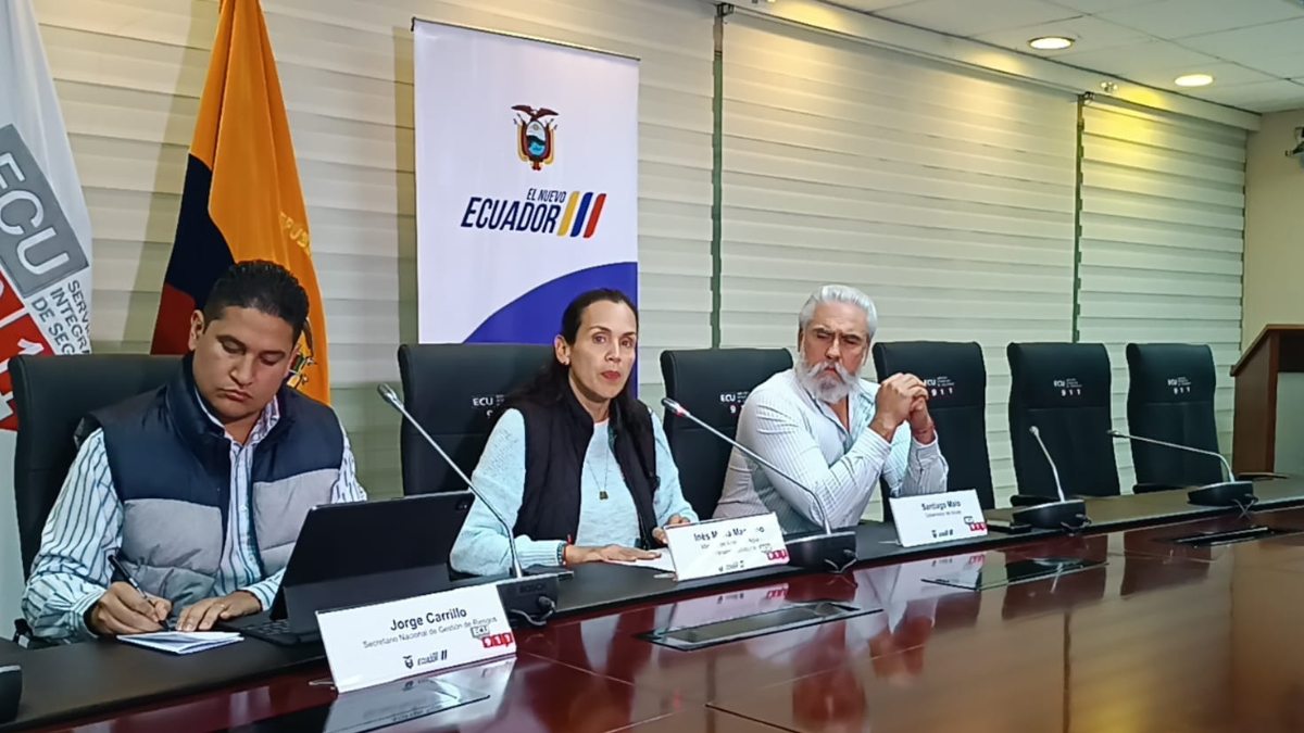 Rueda de prensa del COE Nacional.