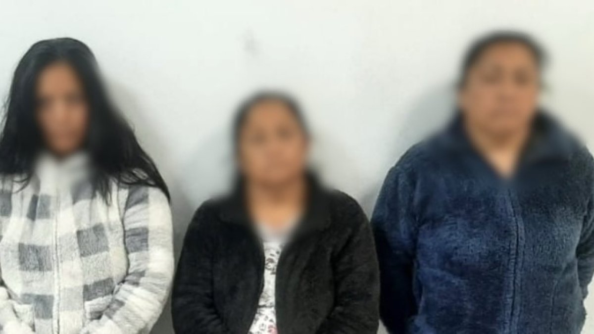 Tres de las detenidas tienen antecedentes penales por robo.