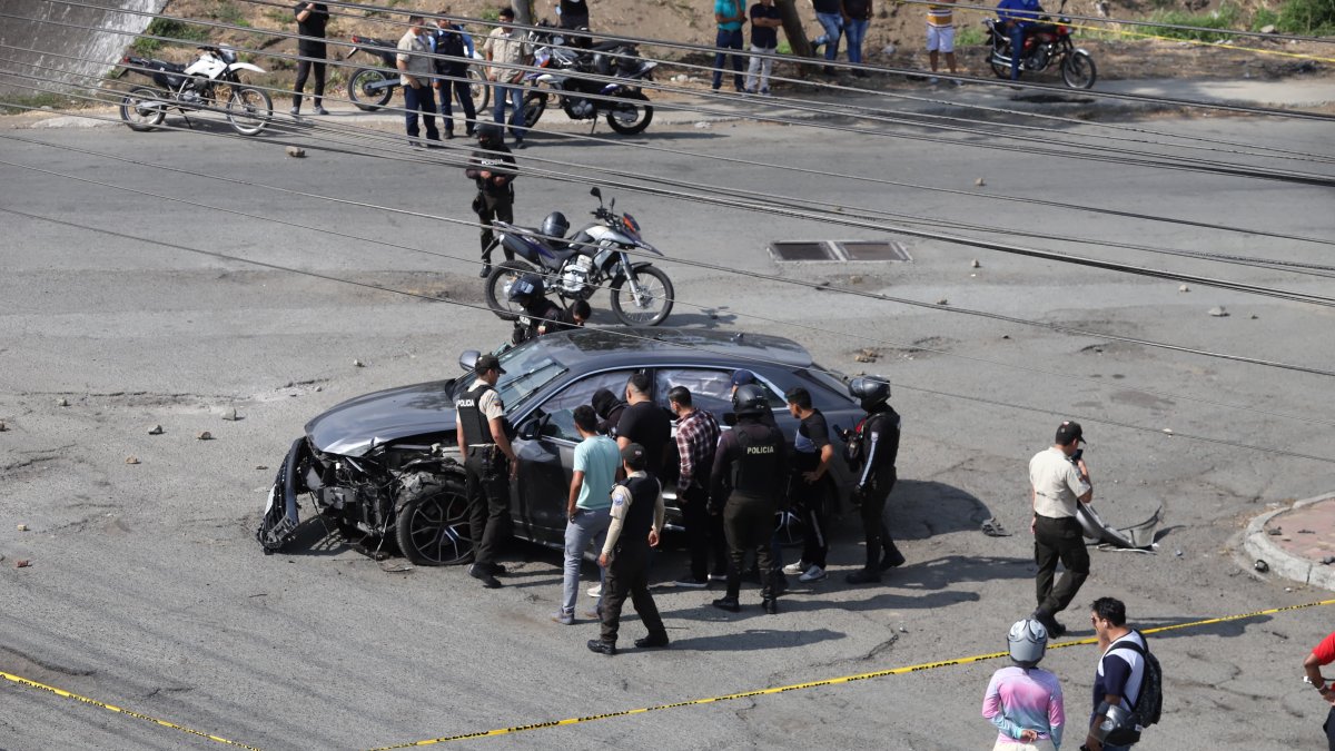 Dos muertos son el resultado de un tiroteo en la vía a Daule.