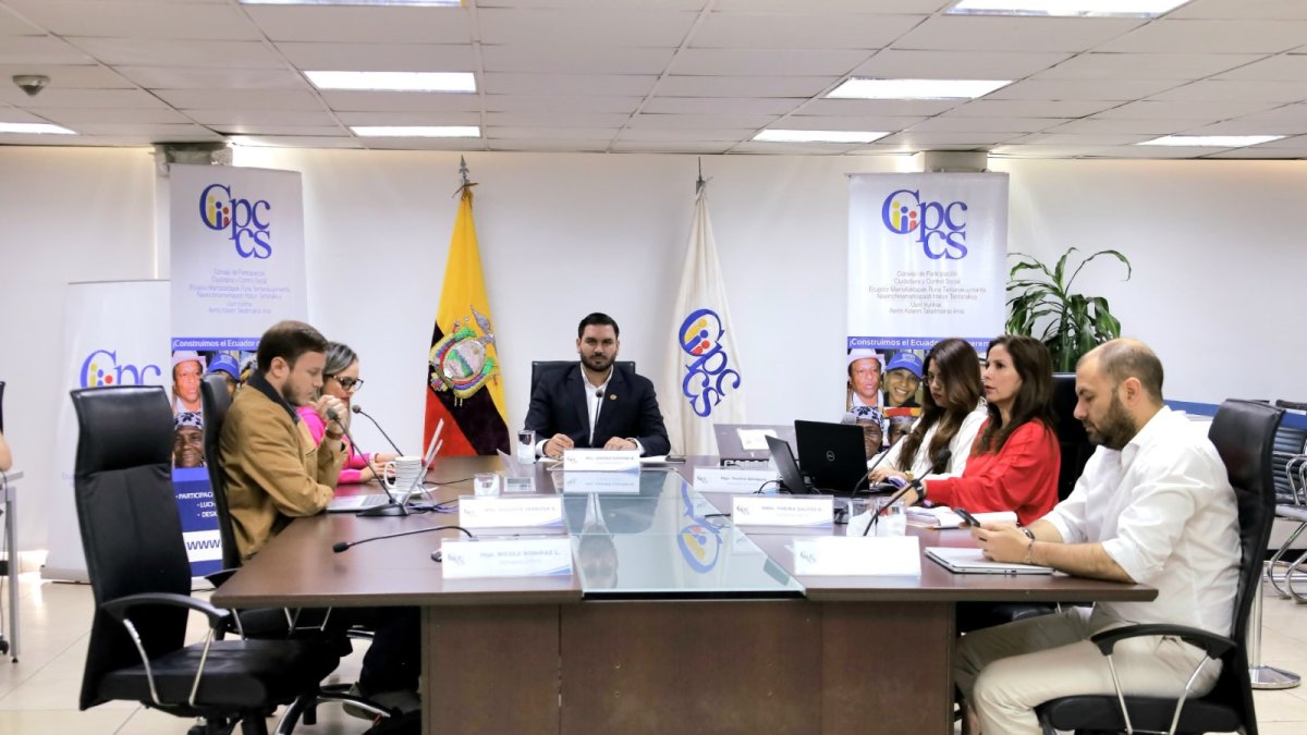 Denuncia. El titular del CPCCS señaló que el juez Vicente Pico ha sido mencionado en el caso Plaga.