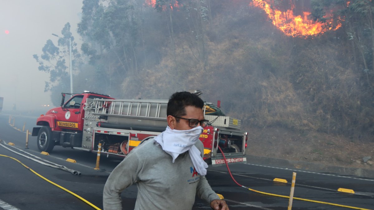 El joven Dylan Arteaga fue sentenciado a ocho meses de cárcel como autor del incendio forestal en Guápulo, que se inició el 24 de septiembre.