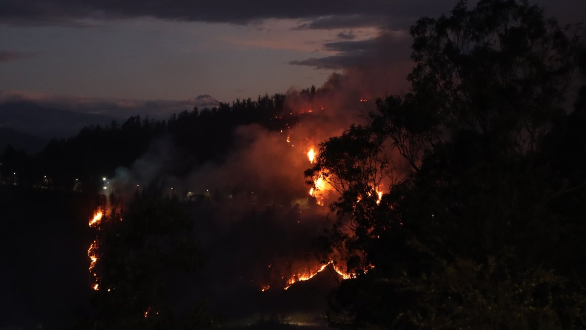 Los incendios en Quito han complicado la calidad del aire de la ciudad.