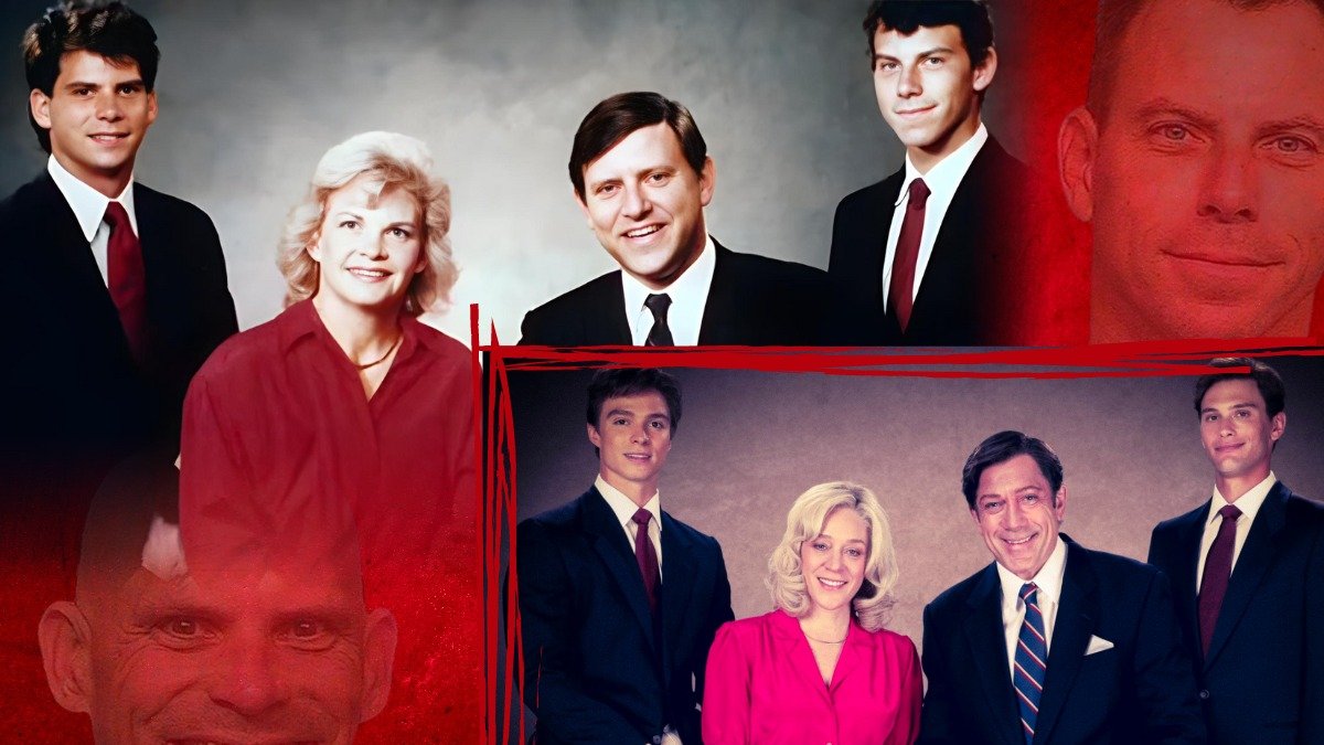 Familia Menéndez en la vida real y en la ficción de Netflix