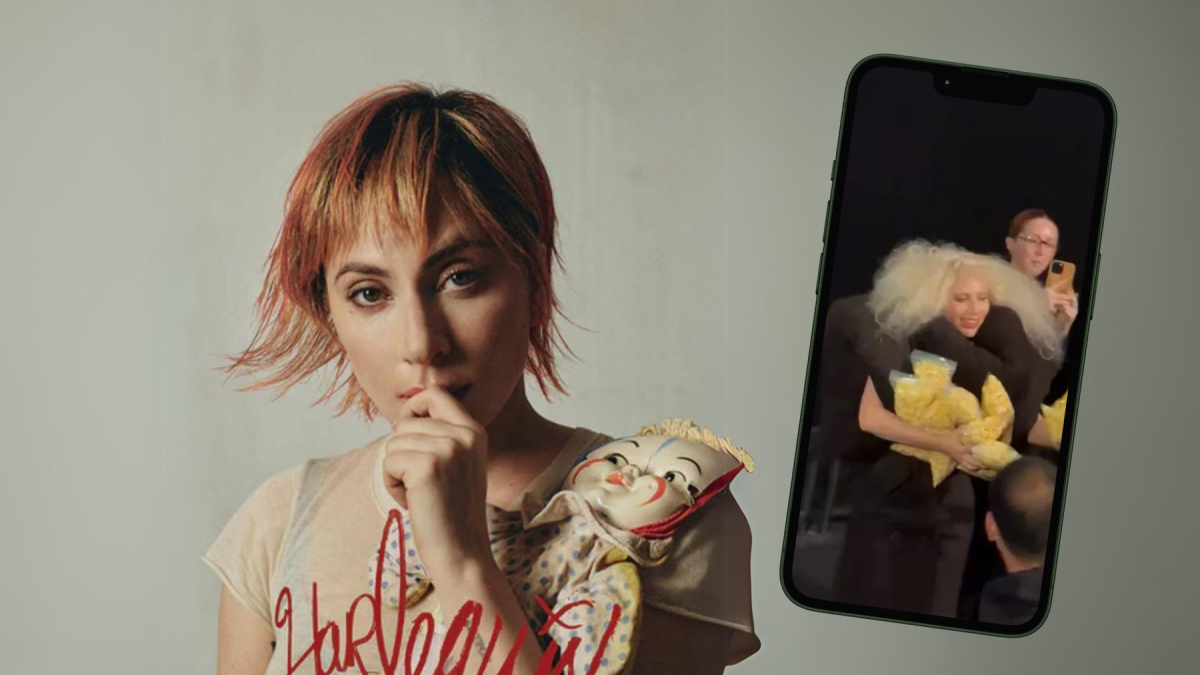 Lady Gaga en la premiere.