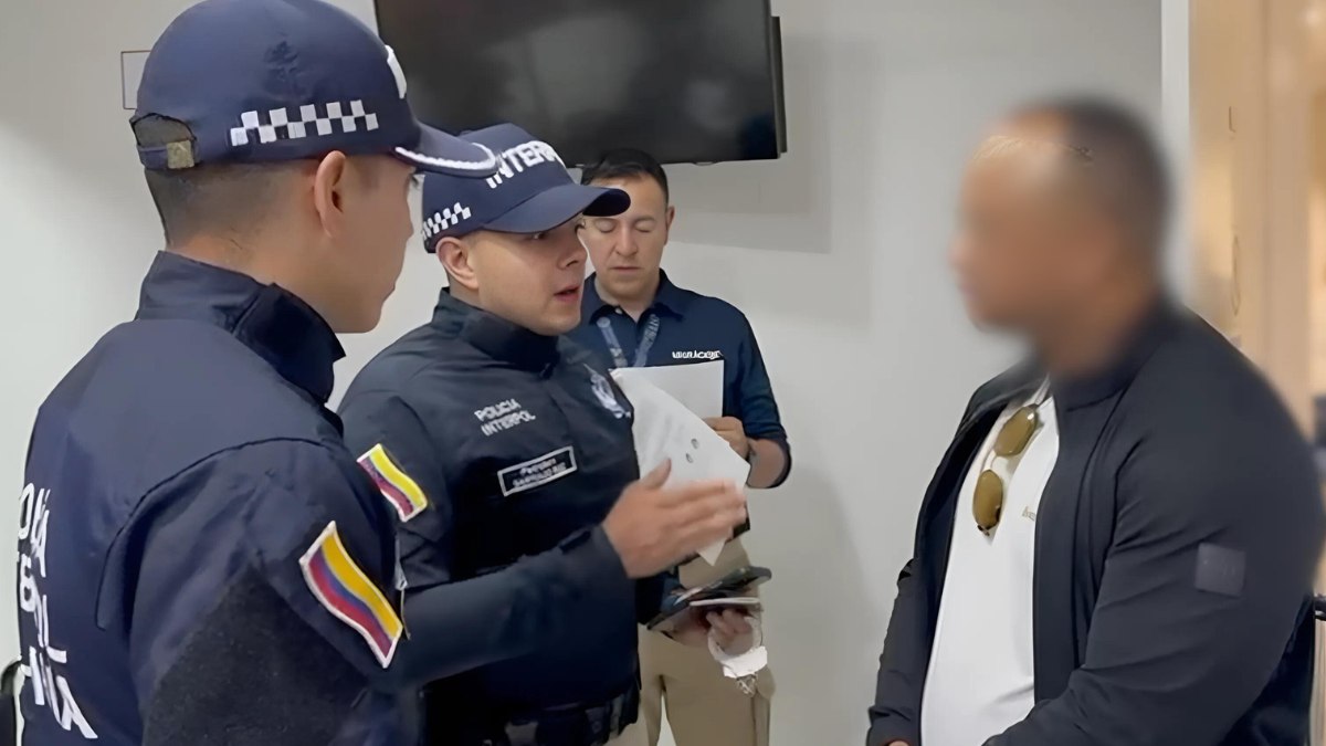 Dayiberto Torres Rosario fue capturado en el aeropuerto internacional El Dorado.