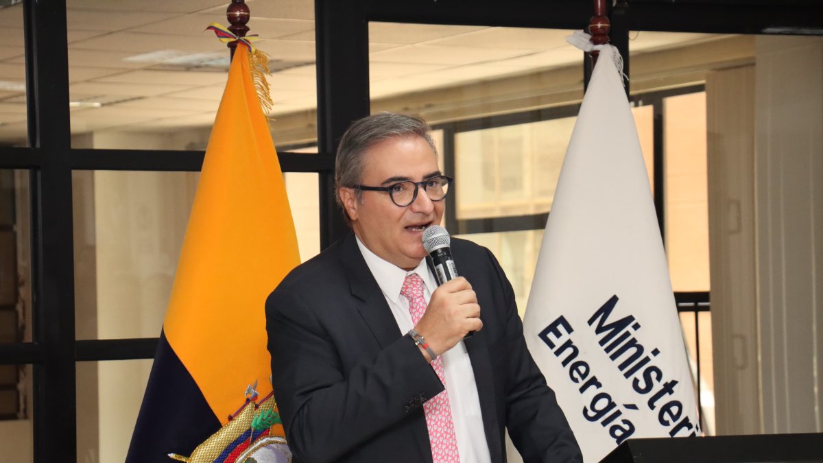 El ministro de Energía, Antonio Goncalves.