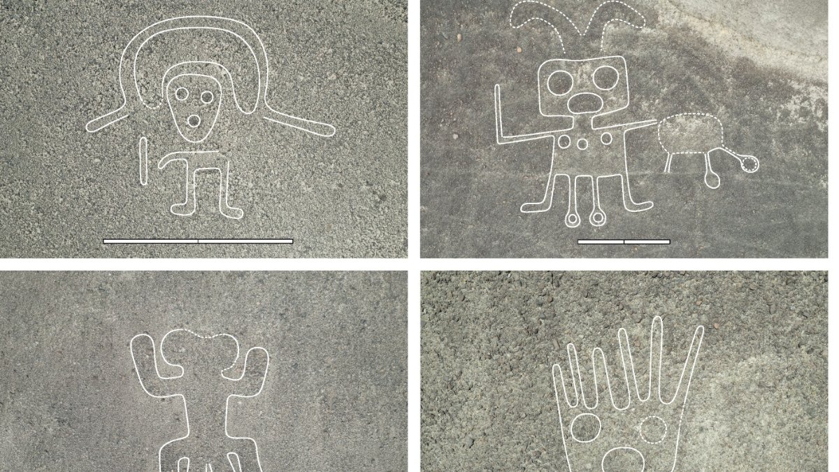 Más de 300 nuevas figuras halladas en Nazca.