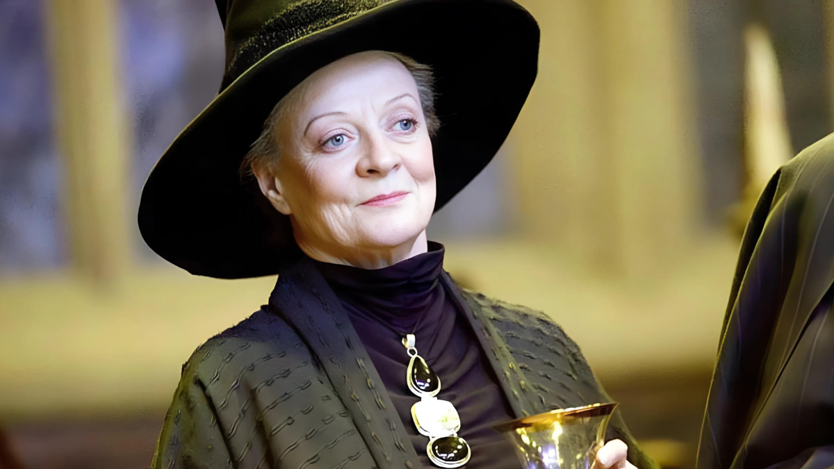 Smith interpretó a la profesora Minerva McGonagall.
