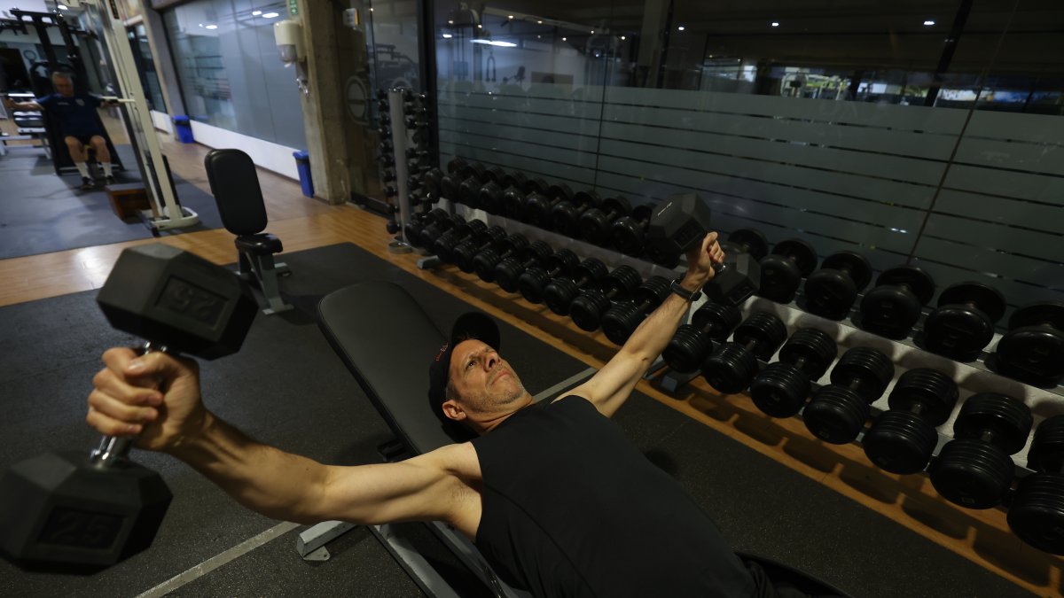 El entrenamiento de Patricio para los retos no es una casualidad, aunque no es deportista de alto rendimiento entrena como tal.