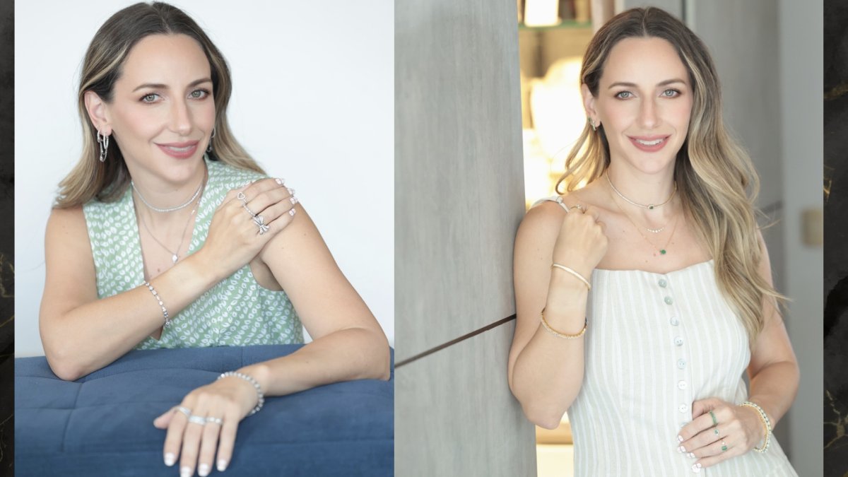 Además de impactar con su marca de joyas, va ganando espacio en Instagram  por su estilo personal.