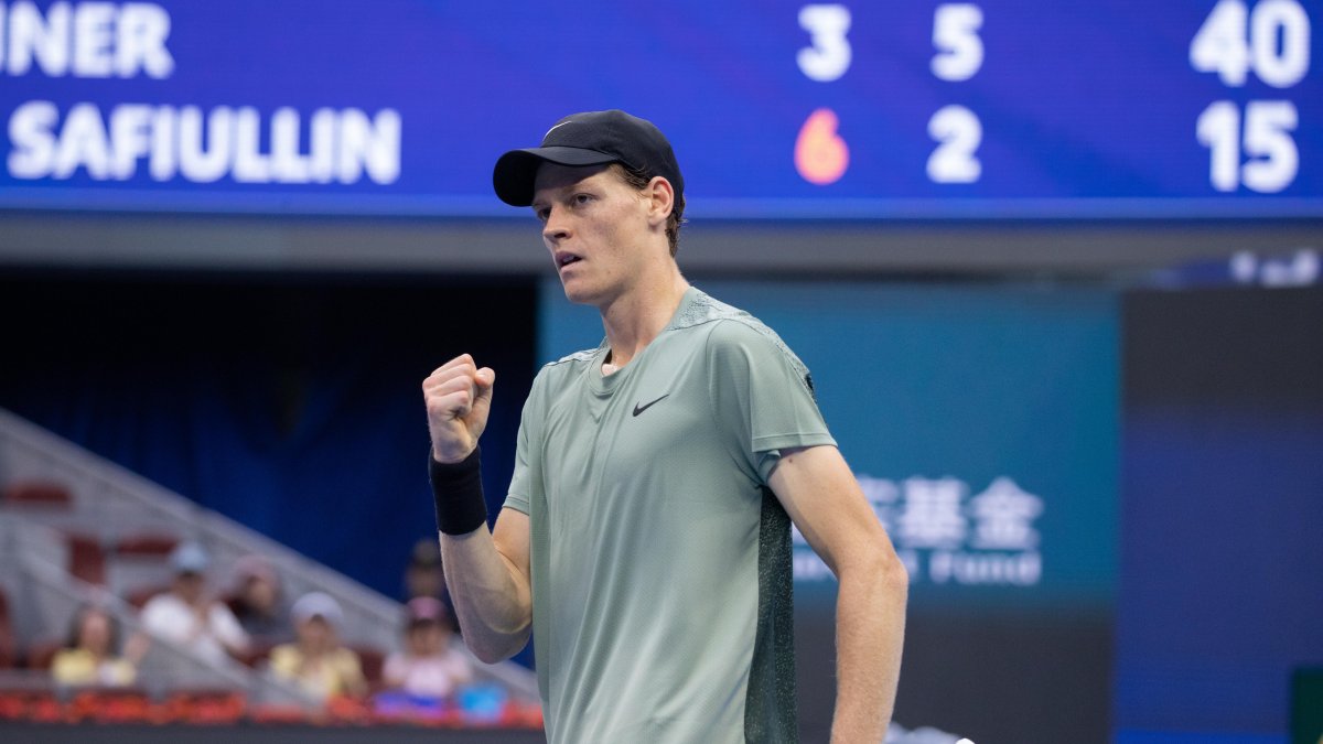 Sinner hasta este domingo 29 de septiembre había pasado a cuartos de final del Open de China.