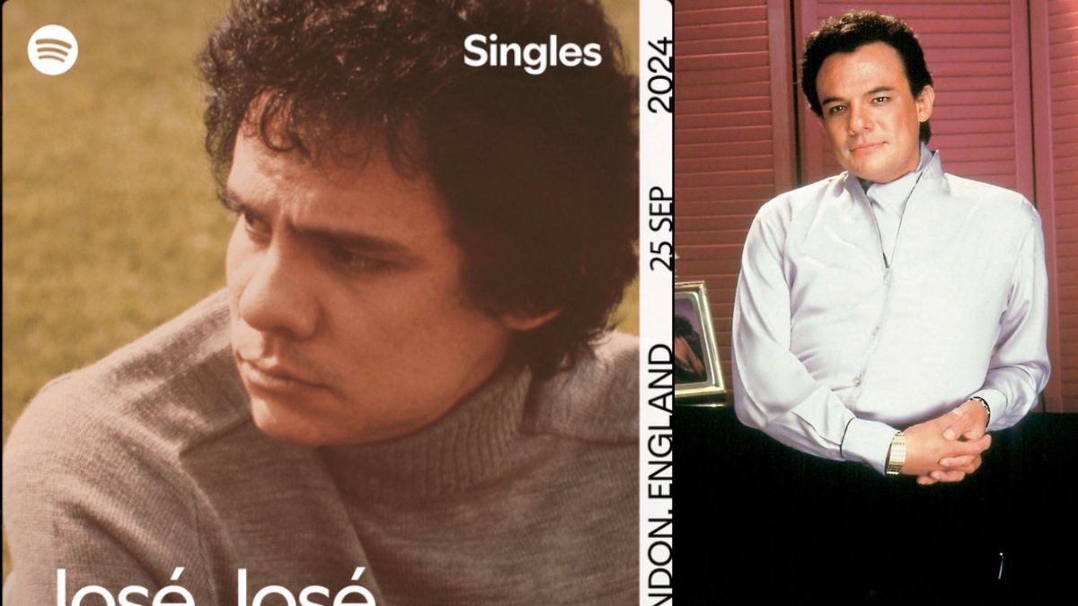 Spotify sorprende al mundo con el sencillo 'Ya no pienso en ti' del difunto cantante José José.