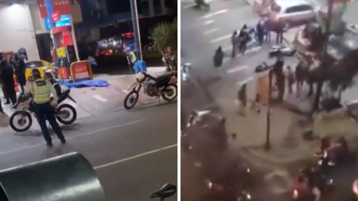 Reporte. En las calles primero de mayo y Avenida Quito, hubo un caso de sicariato