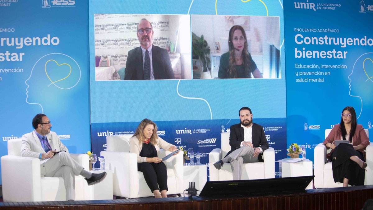 Panel. El Encuentro Internacional sobre salud mental contó con autoridades académicas y del sector de la salud.