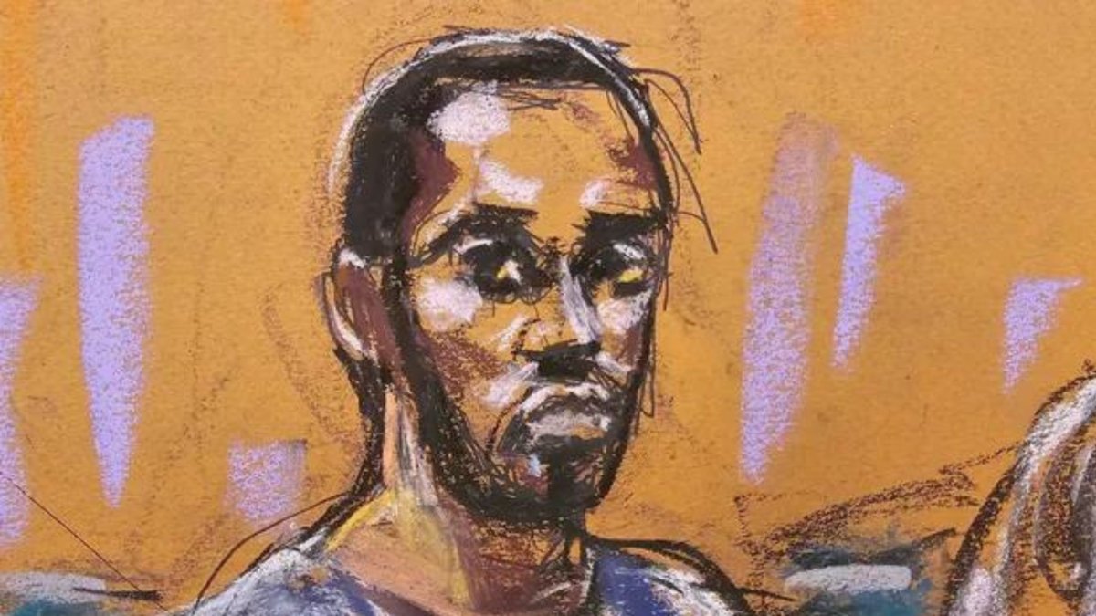 Sean Diddy en la audiencia