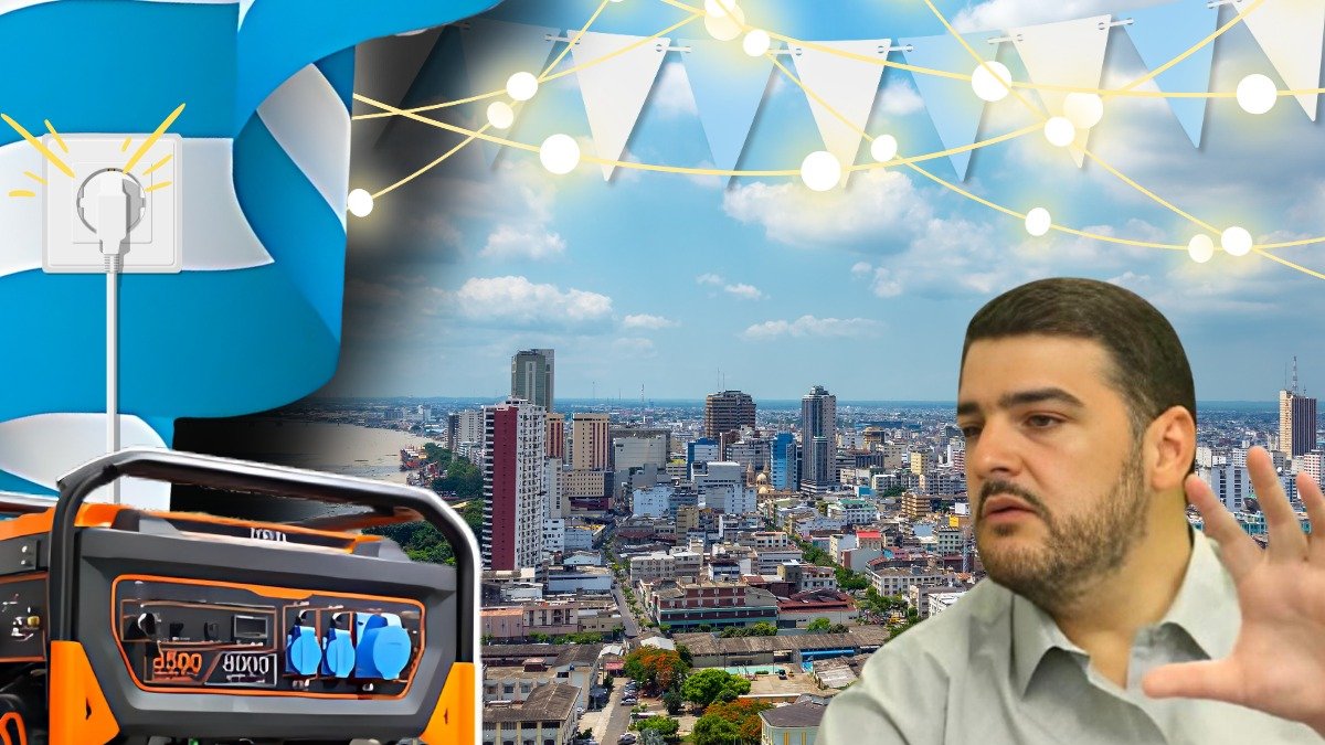 El funcionario indicó que se iluminará la ciudad con generadores.