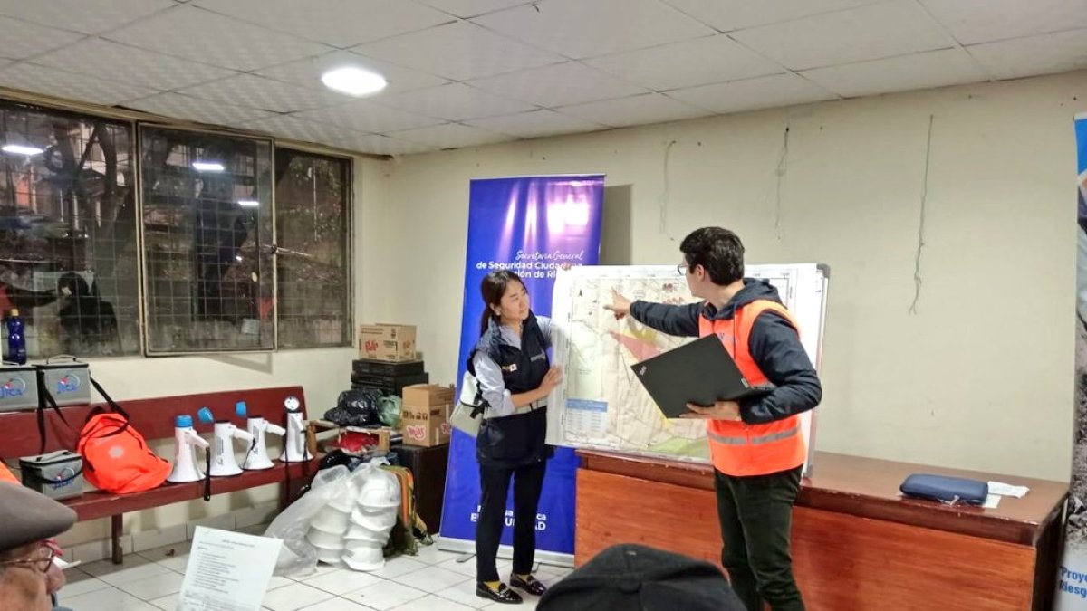 Kits. Serán usados en el simulacro del sábado 5 de octubre en La Gasca