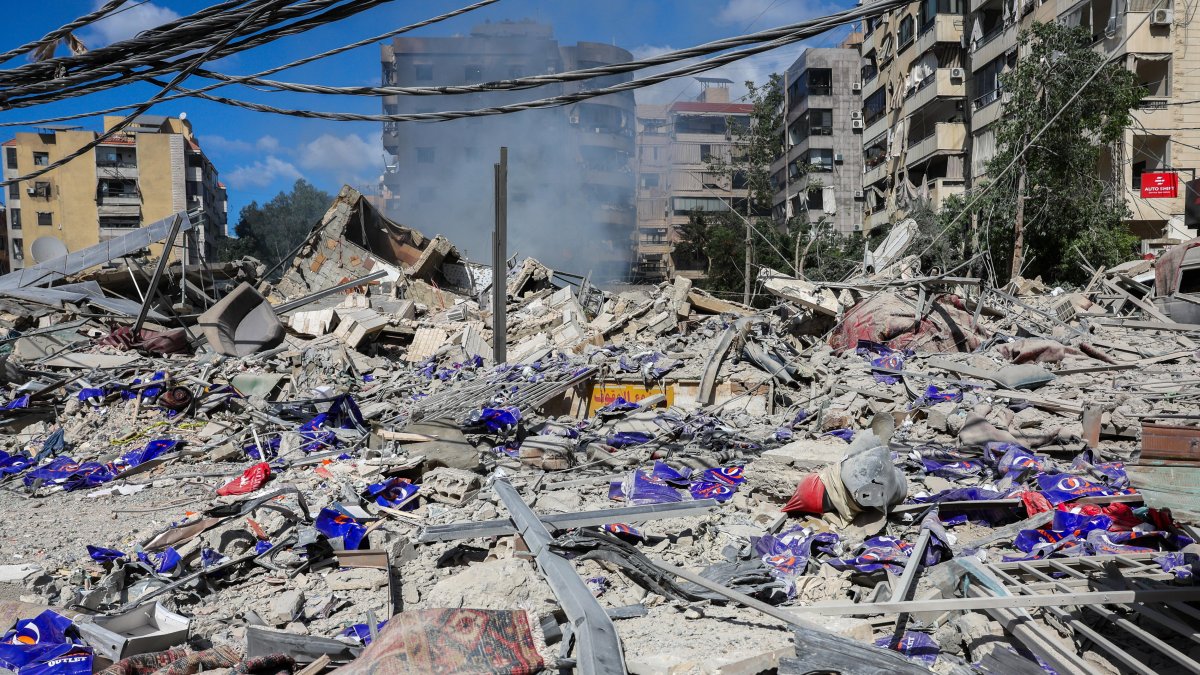 Destrucción. Edificios de Beirut, Líbano, han quedado destruidos por los varios bombardeos que han recibido durante el conflicto con Israel.