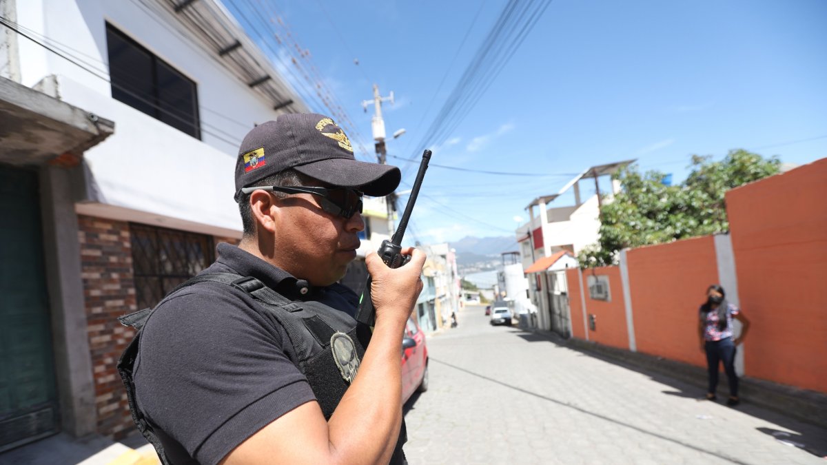 Valle. El mapa trazado por Claudio Chuquimarca, con apoyo de los vecinos, les permite tener ubicadas todas las casas e incluso planteles.