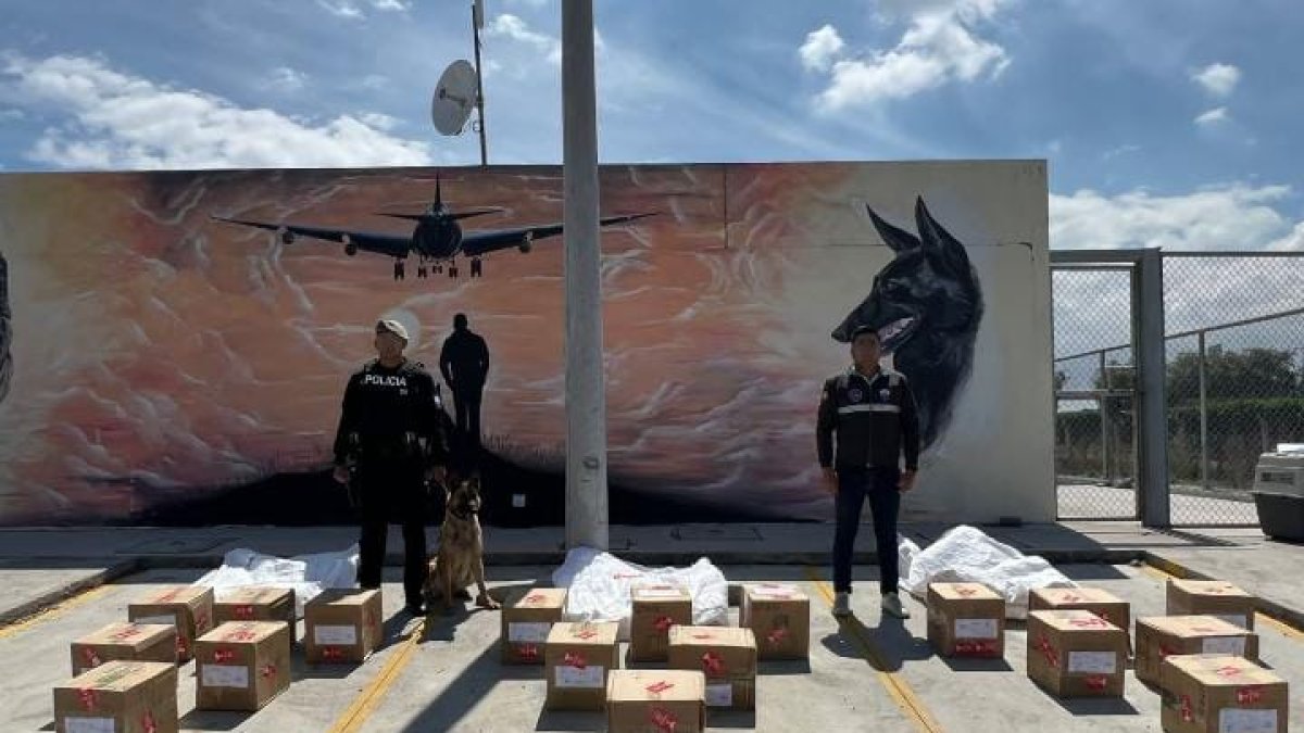 En Ecuador la droga decomisada estaría valorada en $ 35.920.