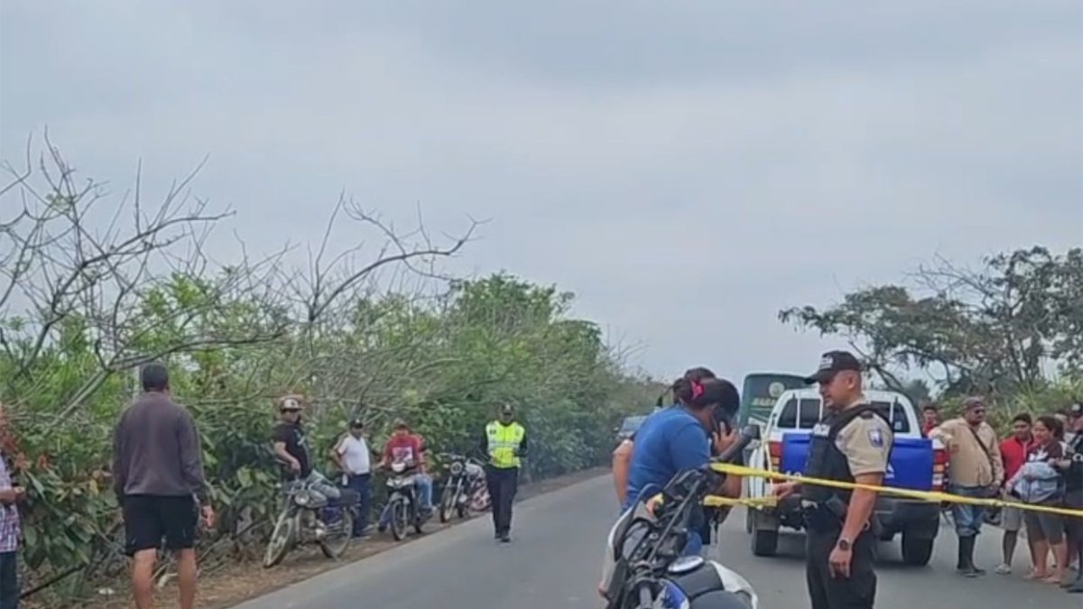 Muerte. El cuerpo de Marlon quedó en la vía. Su esposa fue testigo.