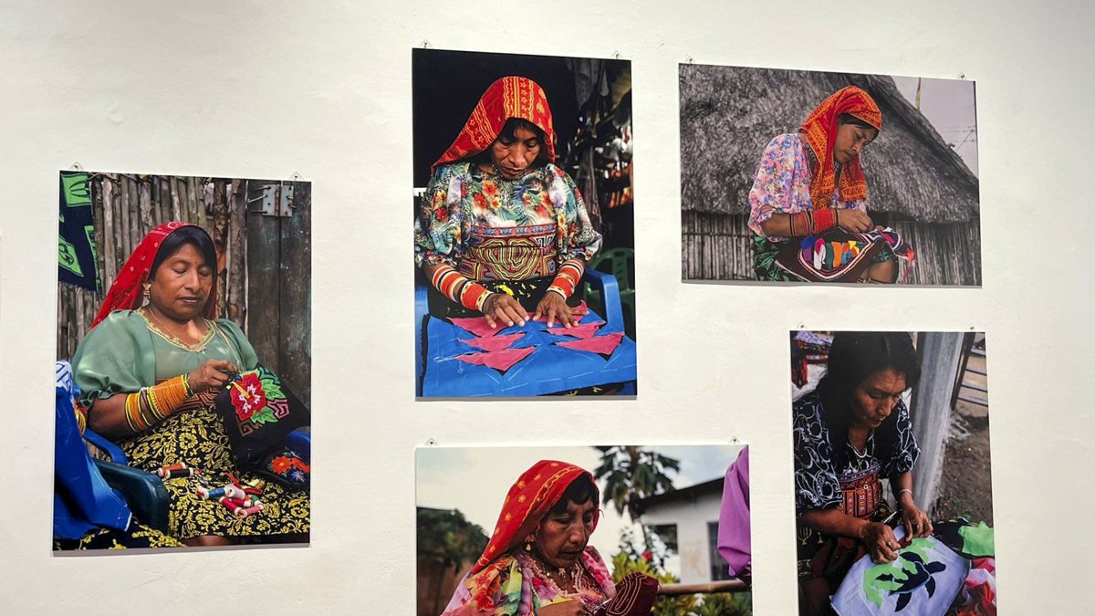 La expresión artística más distintiva y colorida de Panamá son las 'molas'.