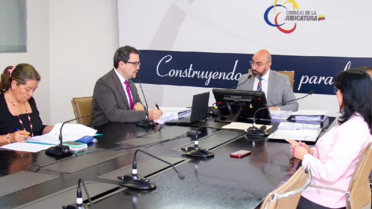 El pleno del Consejo de la Judicatura sesionó este jueves 3 de octubre.