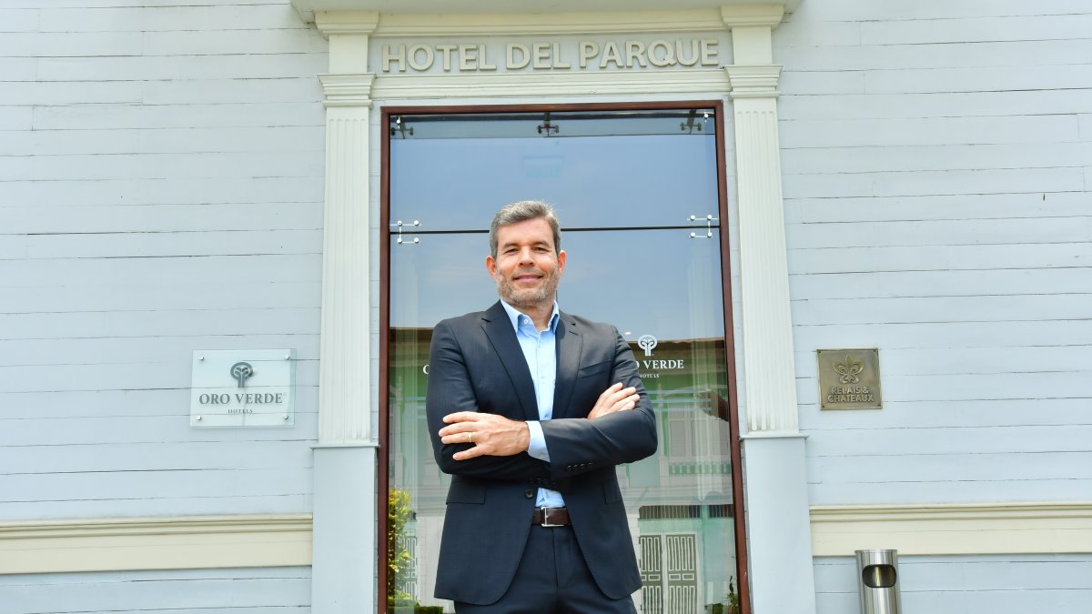 Ejecutivo. Ismar Kourroski, director general de la cadena Hoteles Oro Verde.