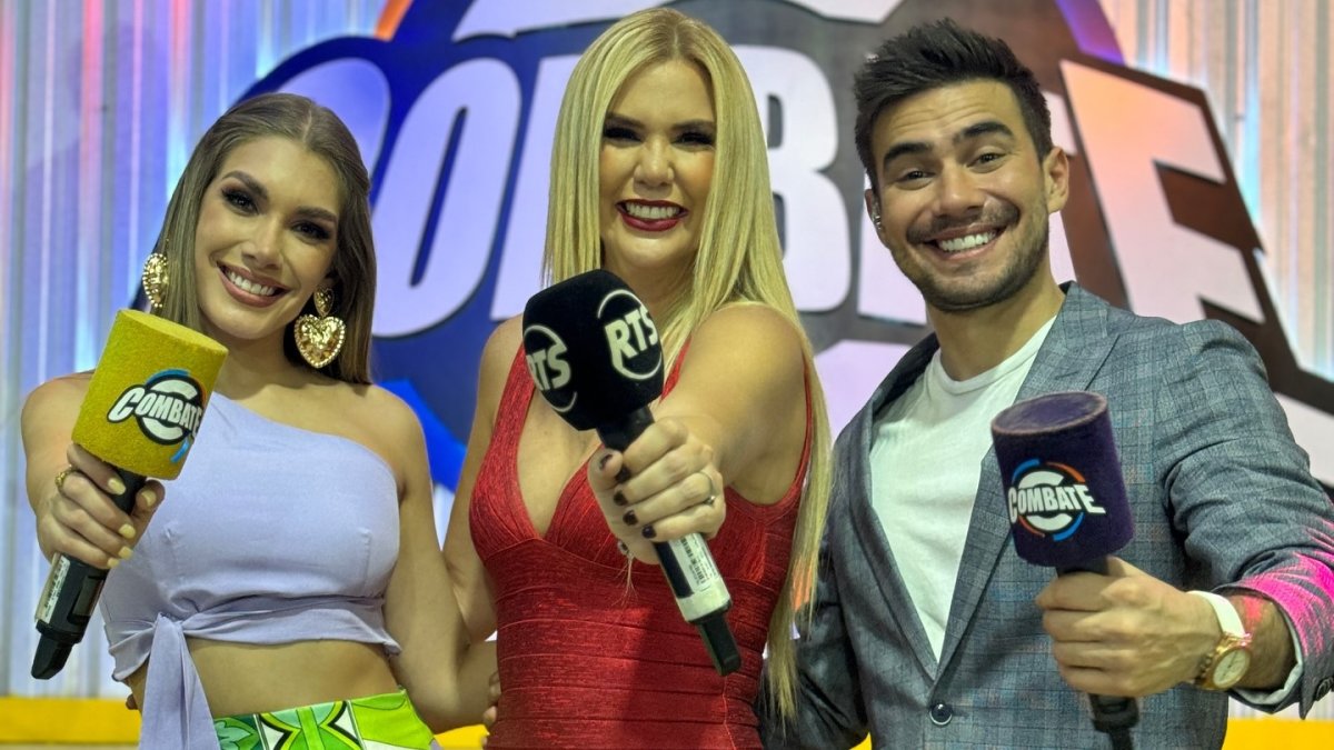 Emiliana Valdez, Carolina y Carlos Scavone.