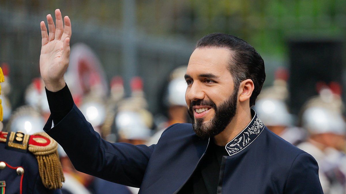 El presidente de El Salvador, Nayib Bukele.