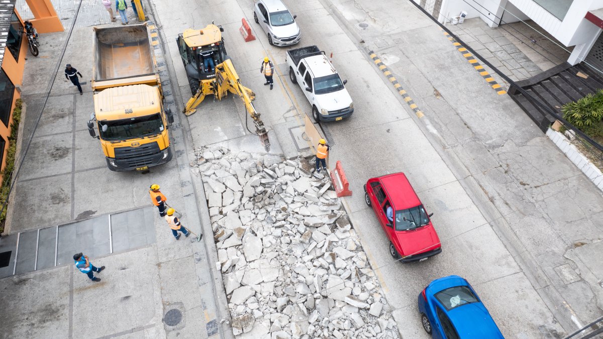 El Cabildo cambió la carpeta asfáltica de estas dos vías.