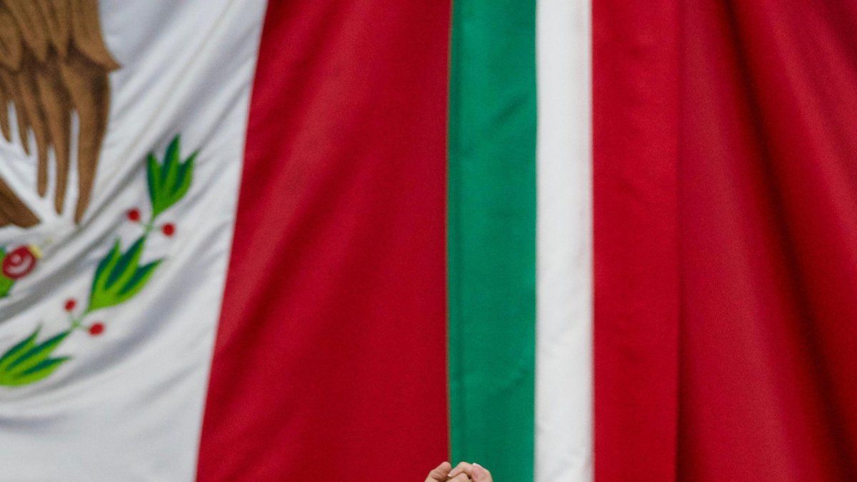 Claudia Sheinbaum, presidenta de México, y Clara Brugada, alcaldesa de Ciudad de México.