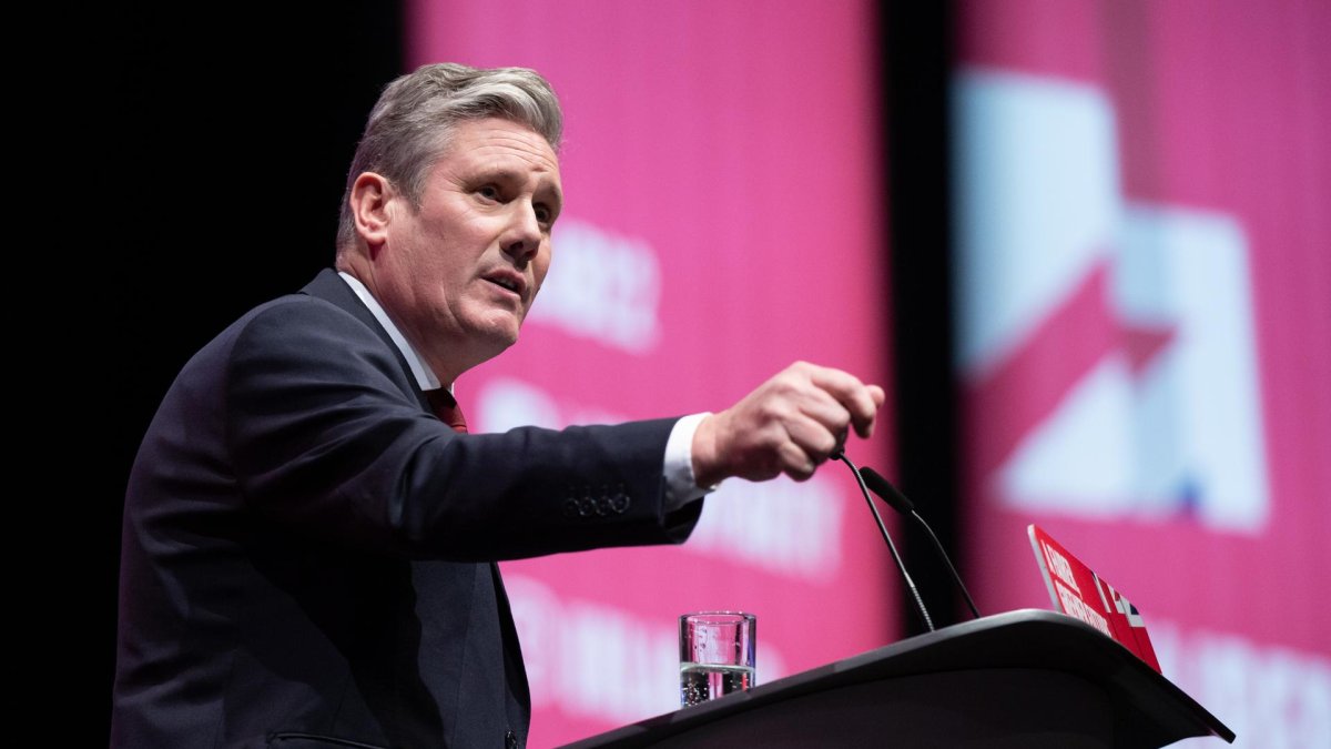 El primer ministro del Reino Unido, Keir Starmer, este miércoles en el Parlamento.