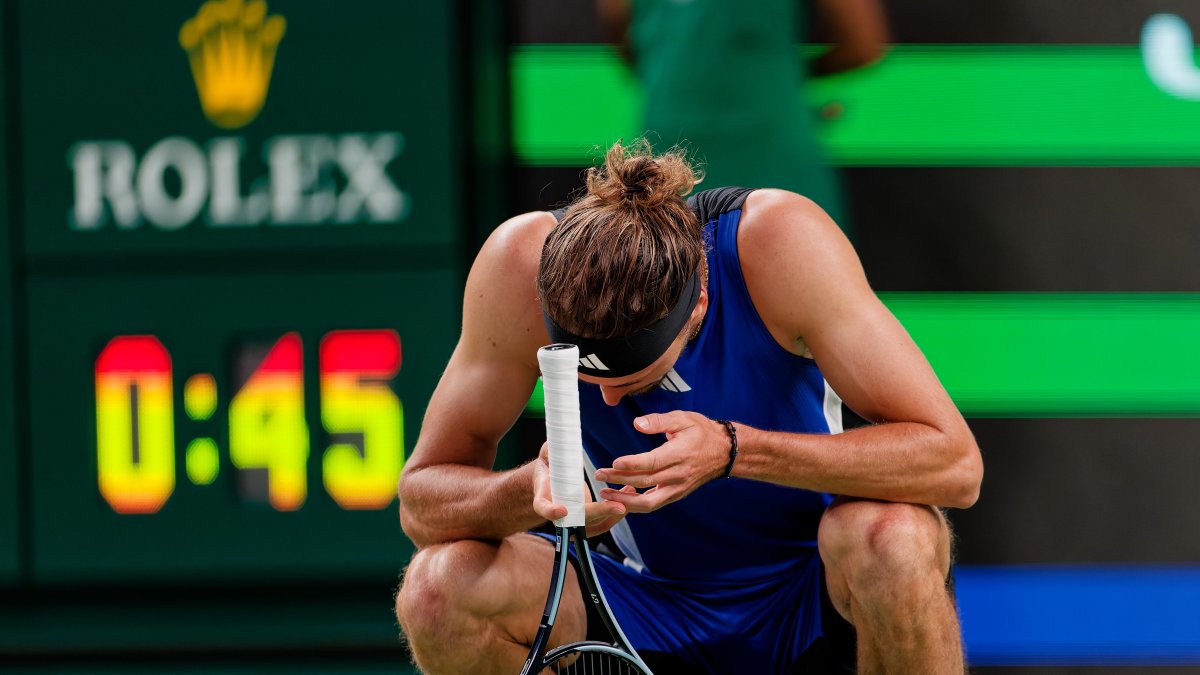 Zverev, actual # 3 del mundo, no pudo ante un Goffin por demás superior.