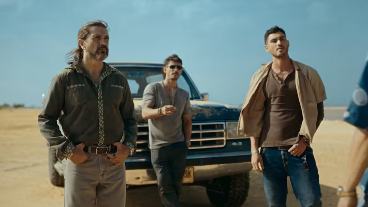 Juanes debuta en la pantalla grande con el filme Pimpinero: Sangre y Gasolina.
