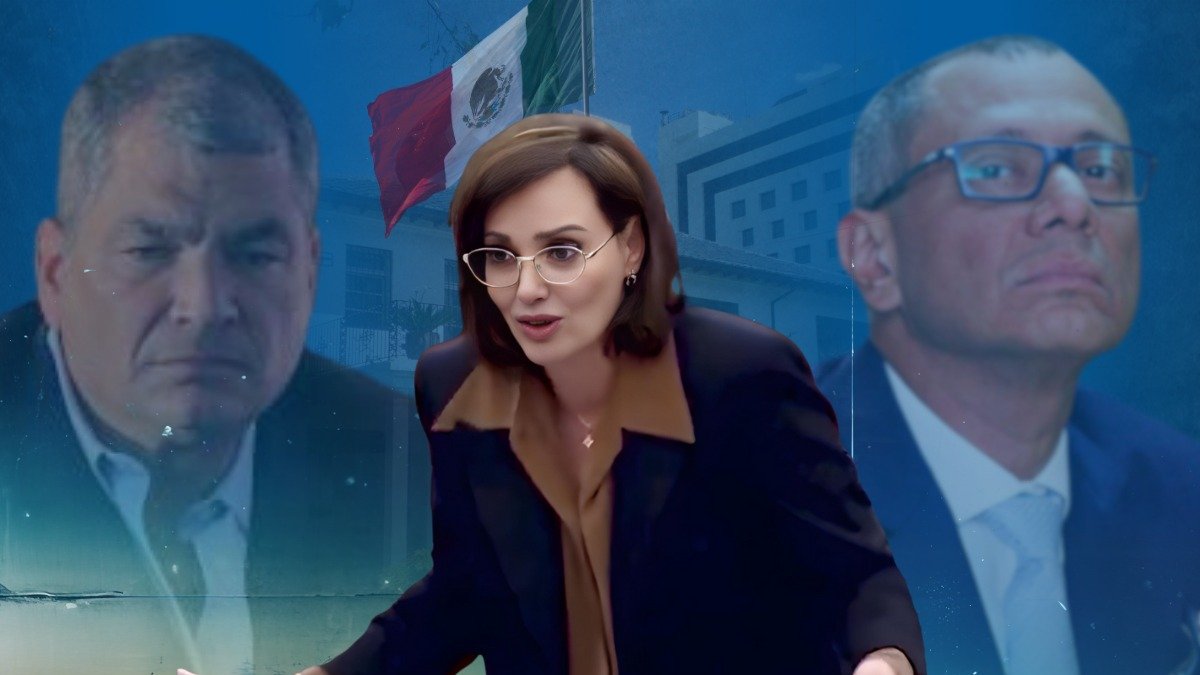 Ilustración referencial sobre las declaraciones de la senadora mexicana Lilly Téllez sobre Jorge Glas y Rafael Correa.