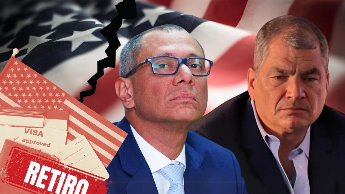 Jorge Glas y Rafael Correa no podrán ingresar a Estados Unidos, por su participación en actos de corrupción, según el Departamento de Estado de ese país.